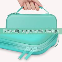 HEYSTOP kompatybilny z Switch Lite futerał do przenoszenia, Switch Lite etui z miękkim etui ochronne z TPU karta gier 6 uchwyt na kciuk czapki 5